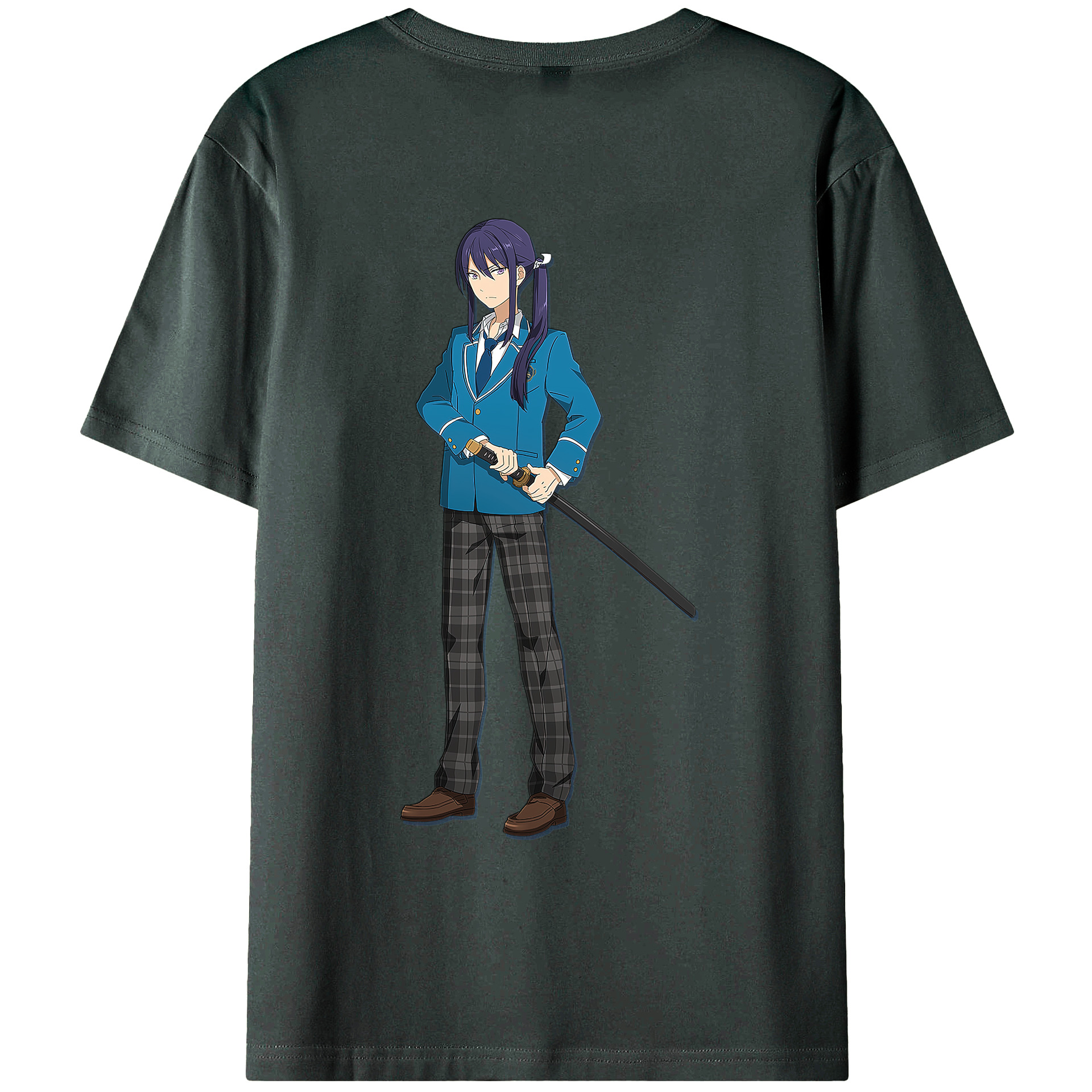 （画像用） あんさんぶるスターズ! Ensemble Stars 綿100％ メンズ半袖Tシャツ（バックプリント） 通気性